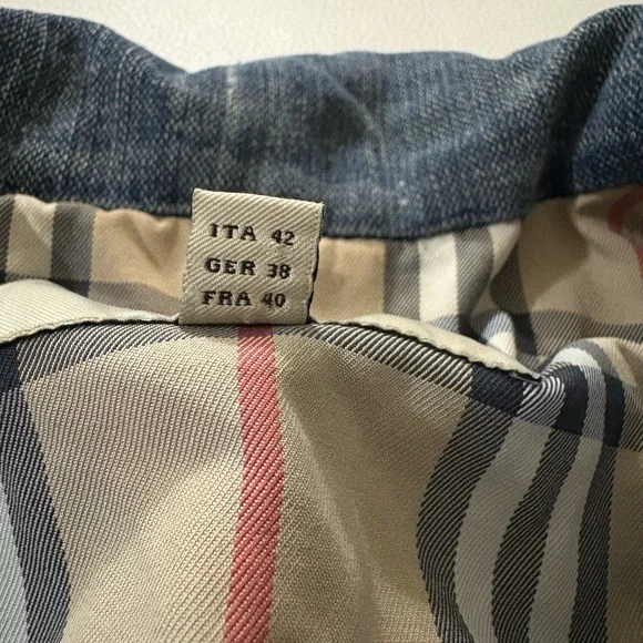 ❇️ Host Pick! ✅Burberry Denim Women's Jacket - Picture 6 of 12